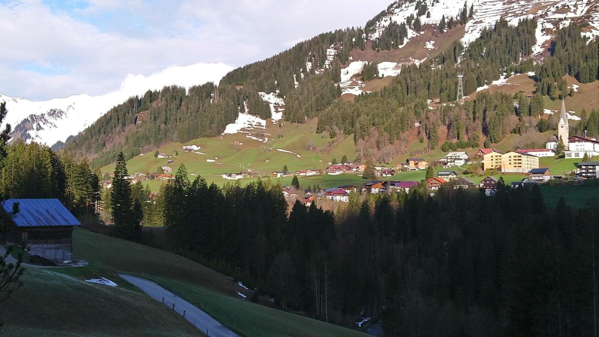 Villa Ferienhaus Schwendle Mittelberg Exterior foto