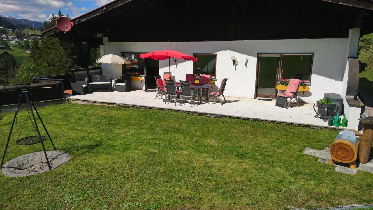 Villa Ferienhaus Schwendle Mittelberg Exterior foto